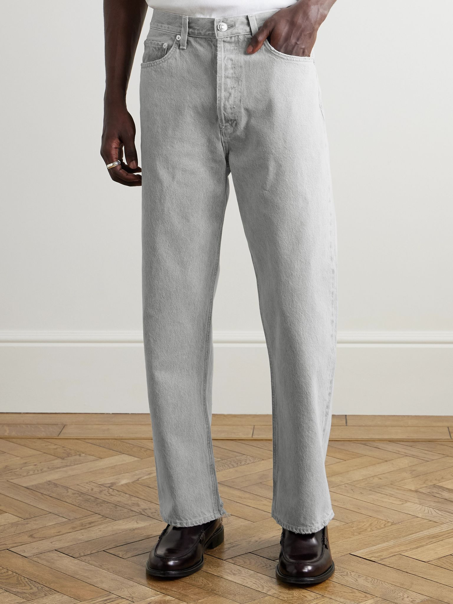 90's Straight-Leg Organic Jeans Gray - 3