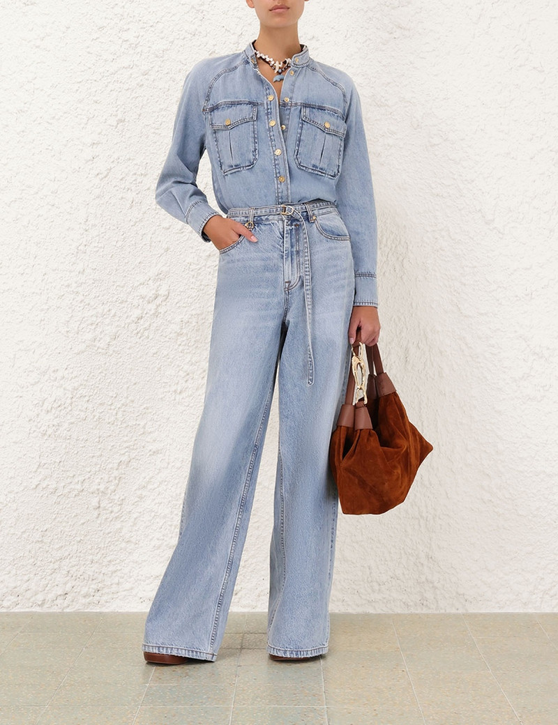 Zimmermann ILLUMINATE RELAXED FLARE JEAN outlook