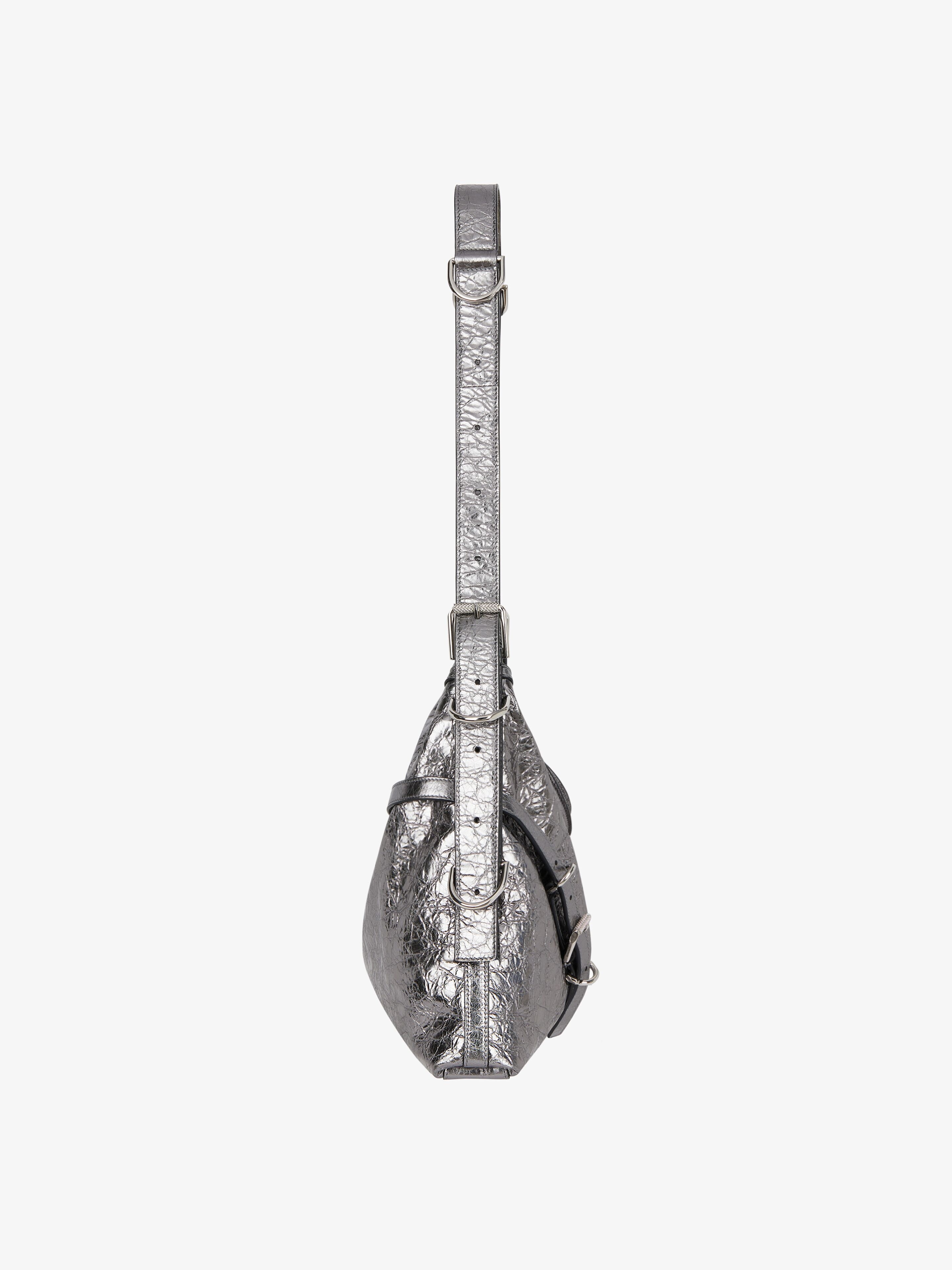 MEDIUM VOYOU BAG IN LAMINATED LEATHER - 3