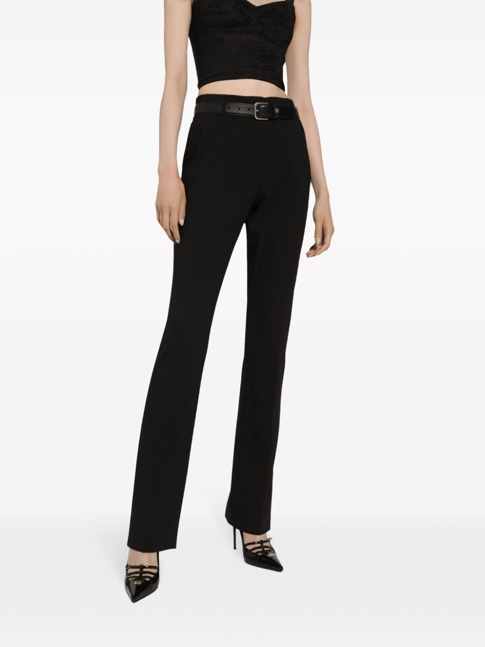 slim-fit tailored trousers - 5