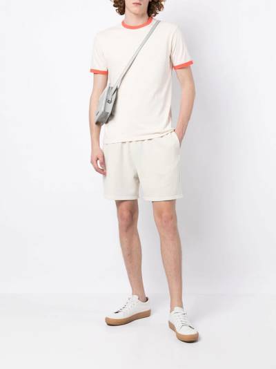 John Elliott contrast-trim cotton T-Shirt outlook