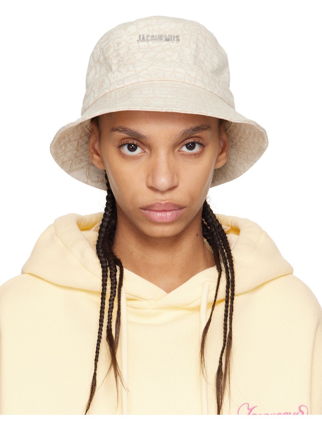 Beige 'The Gadjo' Bucket Hat - 1
