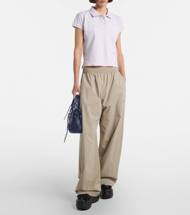 BALENCIAGA Oversized wide-leg track pants outlook