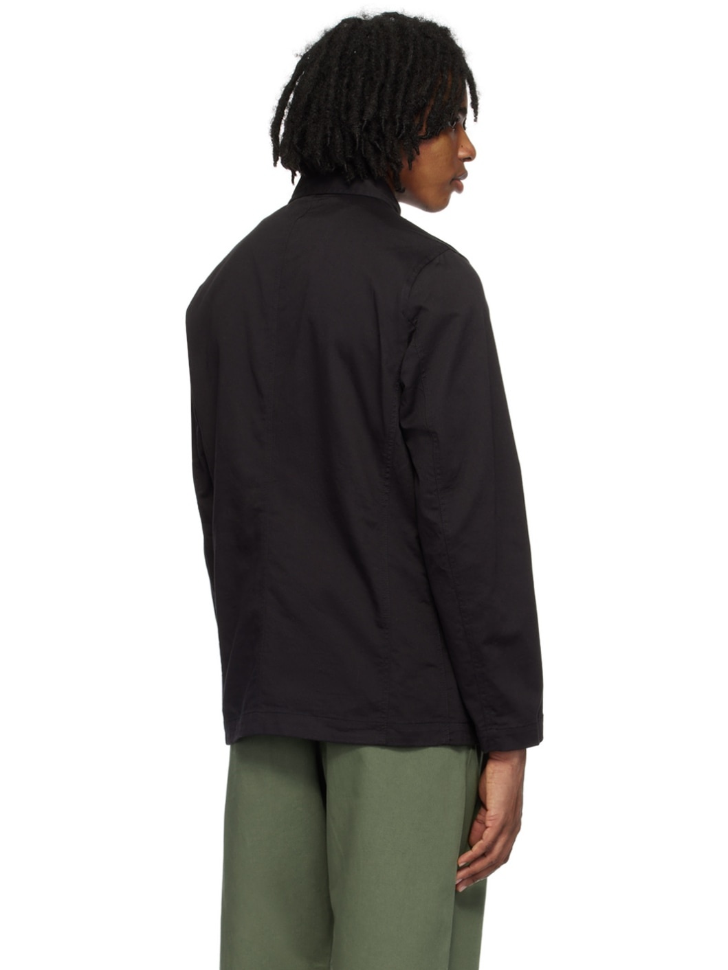 Black Patch Pocket Jacket - 3