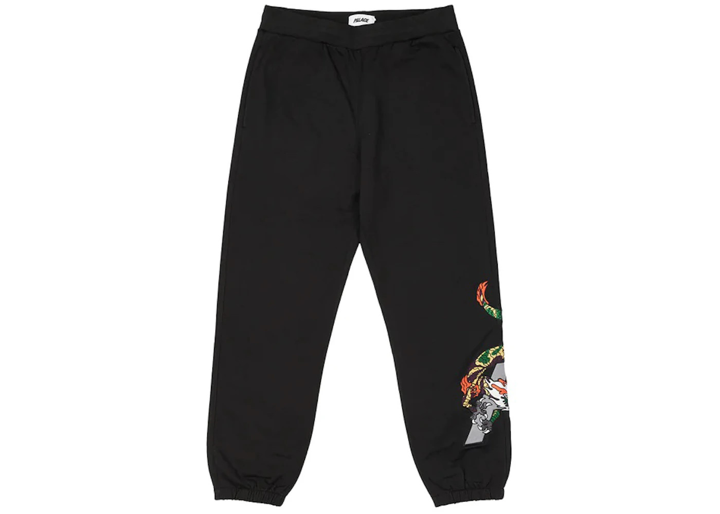 Palace Dragon Sweatpants Black - 1