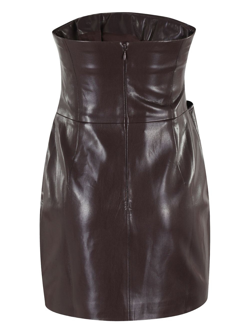 THE ANDAMANE draped mini dress outlook