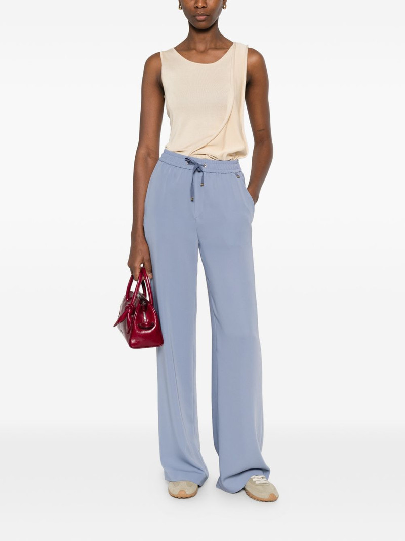 Herno drawstring palazzo pants outlook