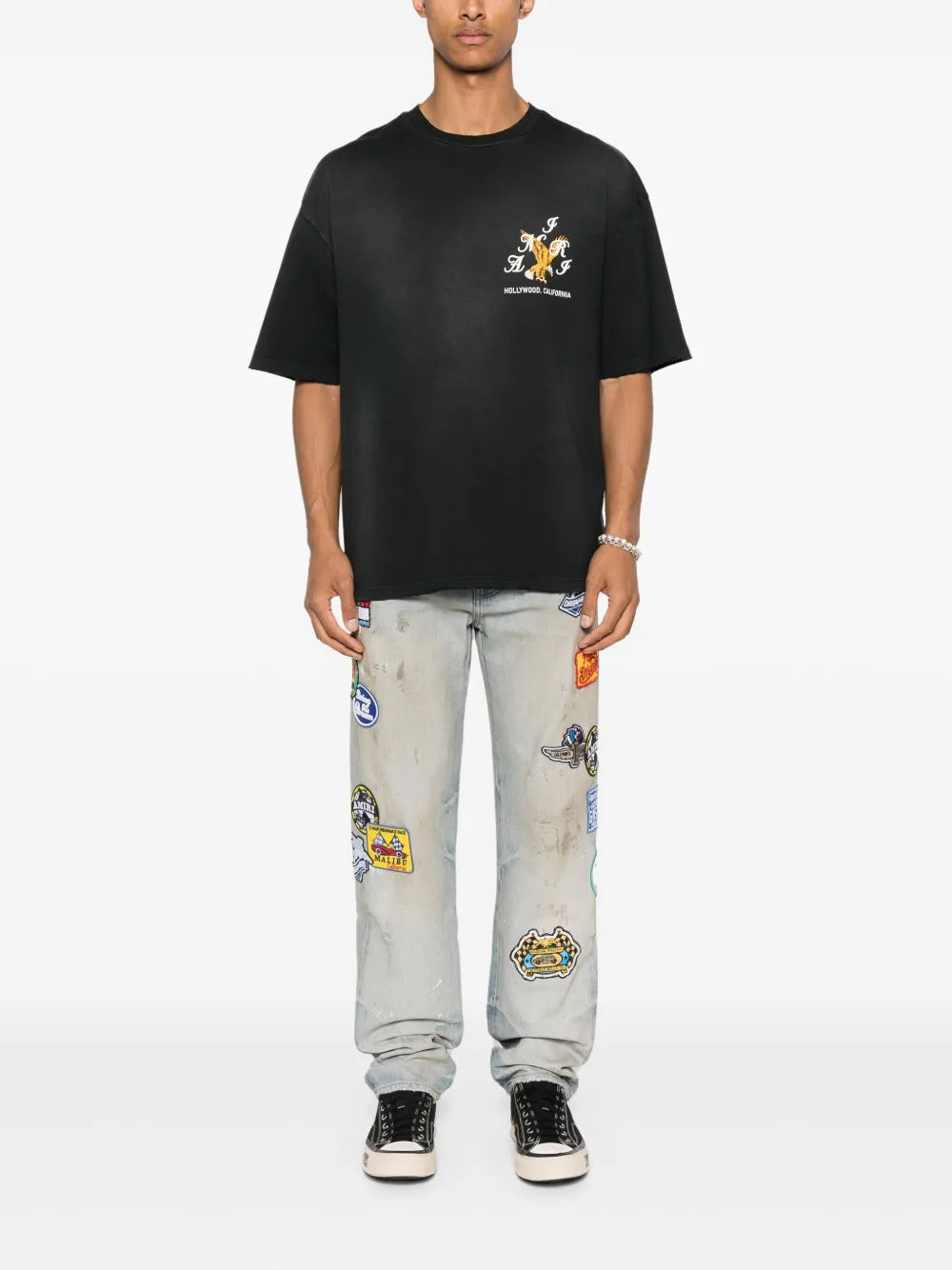 Station Patch Straight Jeans - 2
