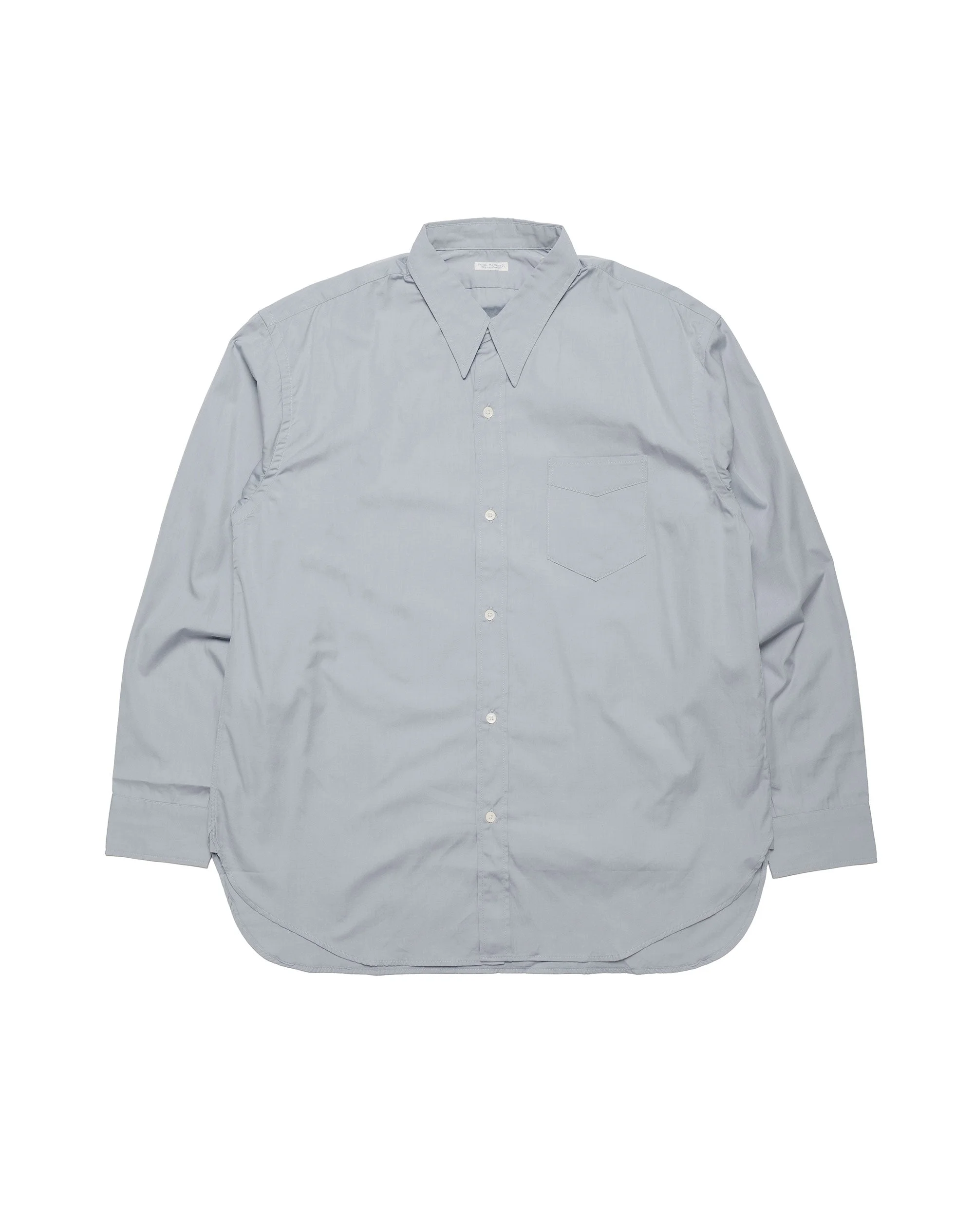 Poplin Dress Shirt Vintage Old Sax - 1