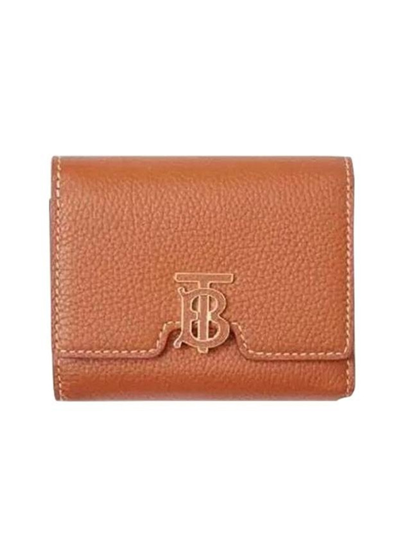 Burberry Grainy Leather TB Compact Wallet outlook