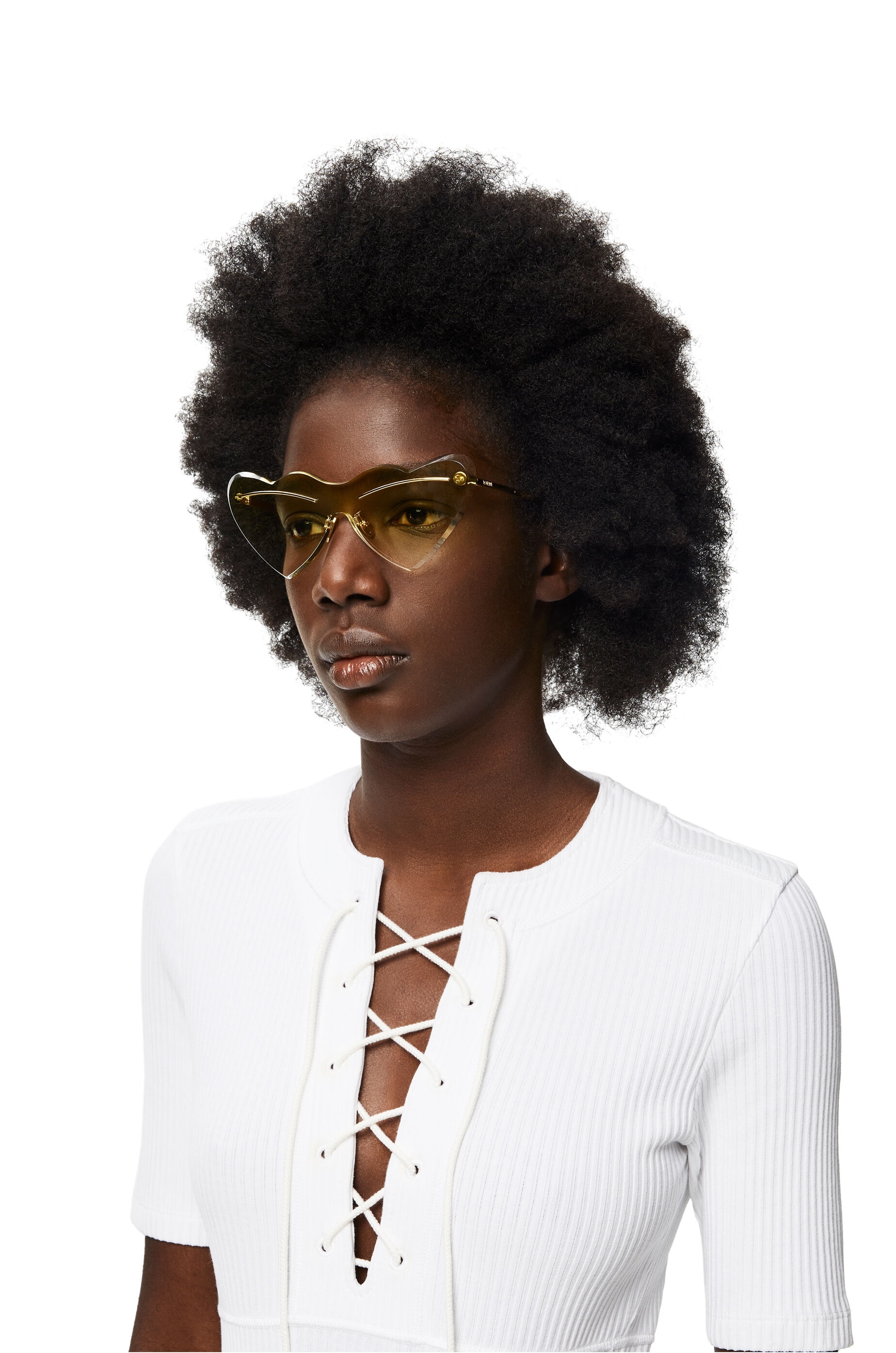 Heart sunglasses in metal - 2