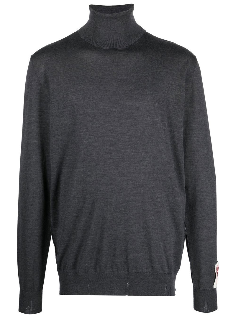 roll neck wool sweater 1