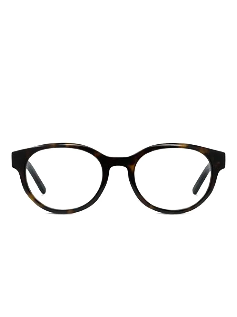 oval-frame glasses - 1