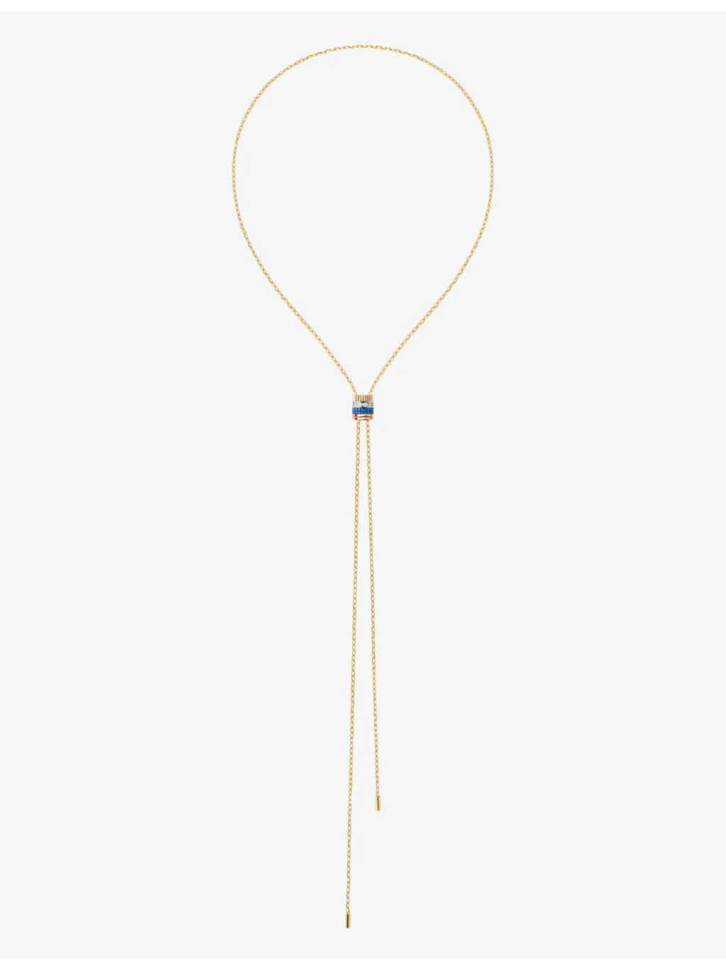 Quatre Blue Edition large 18ct yellow-gold, white-gold, rose-gold, ceramic and 0.33ct round-cut diam - 1