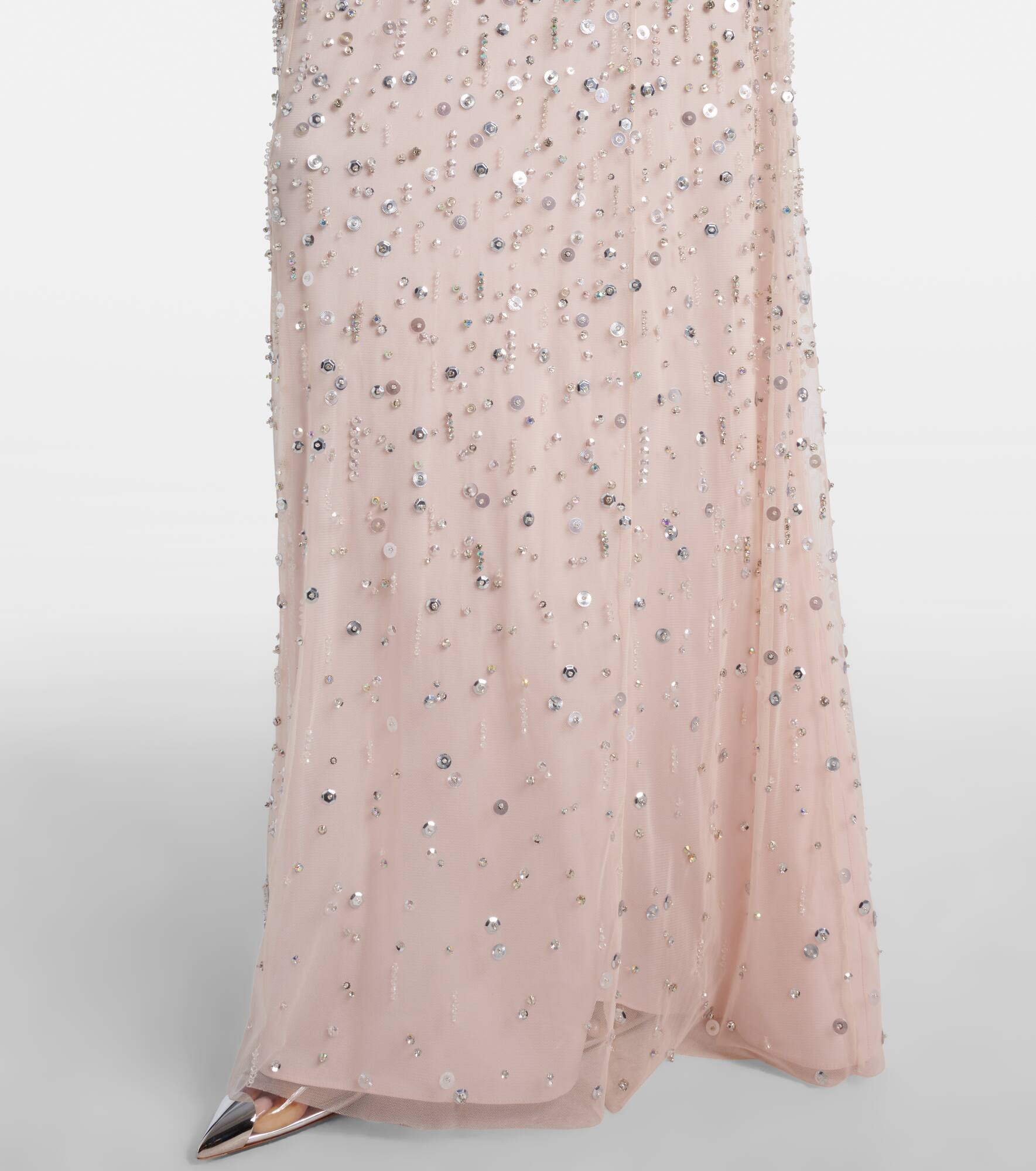Crystal Drop embellished gown - 6