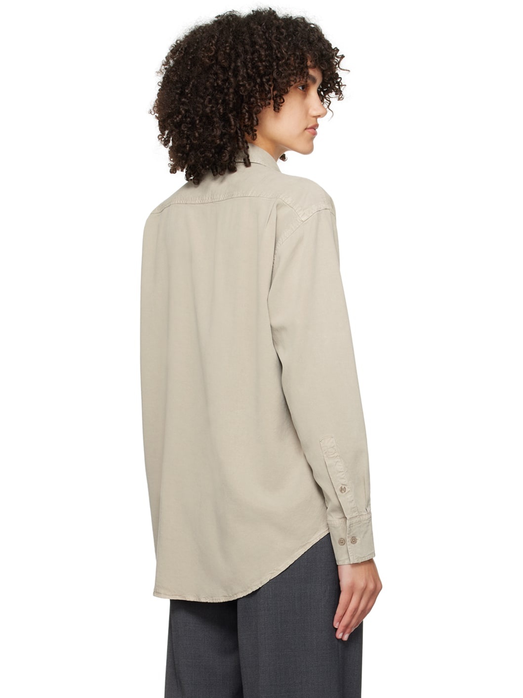 Gray Relaxed Shirt - 3