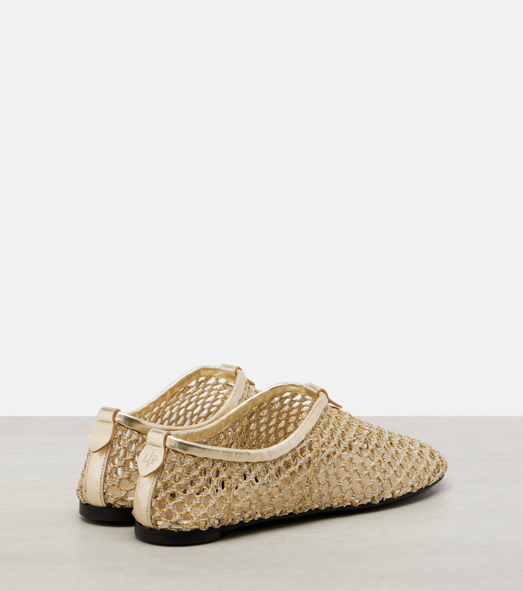 Floaty fishnet ballet flats - 2