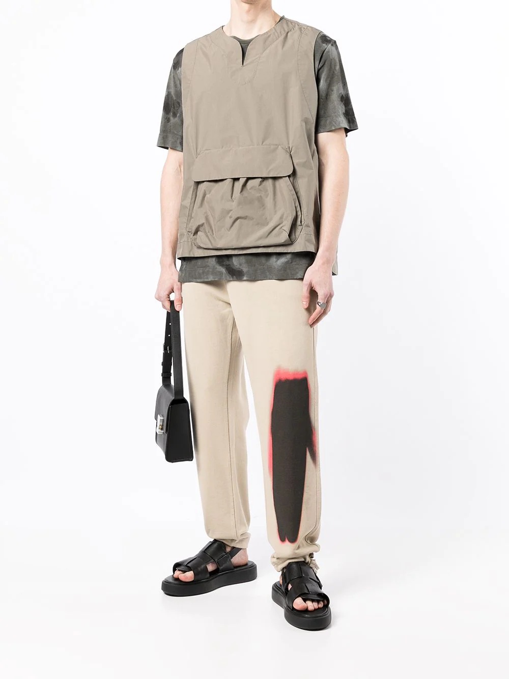 graphic-print track pants - 2