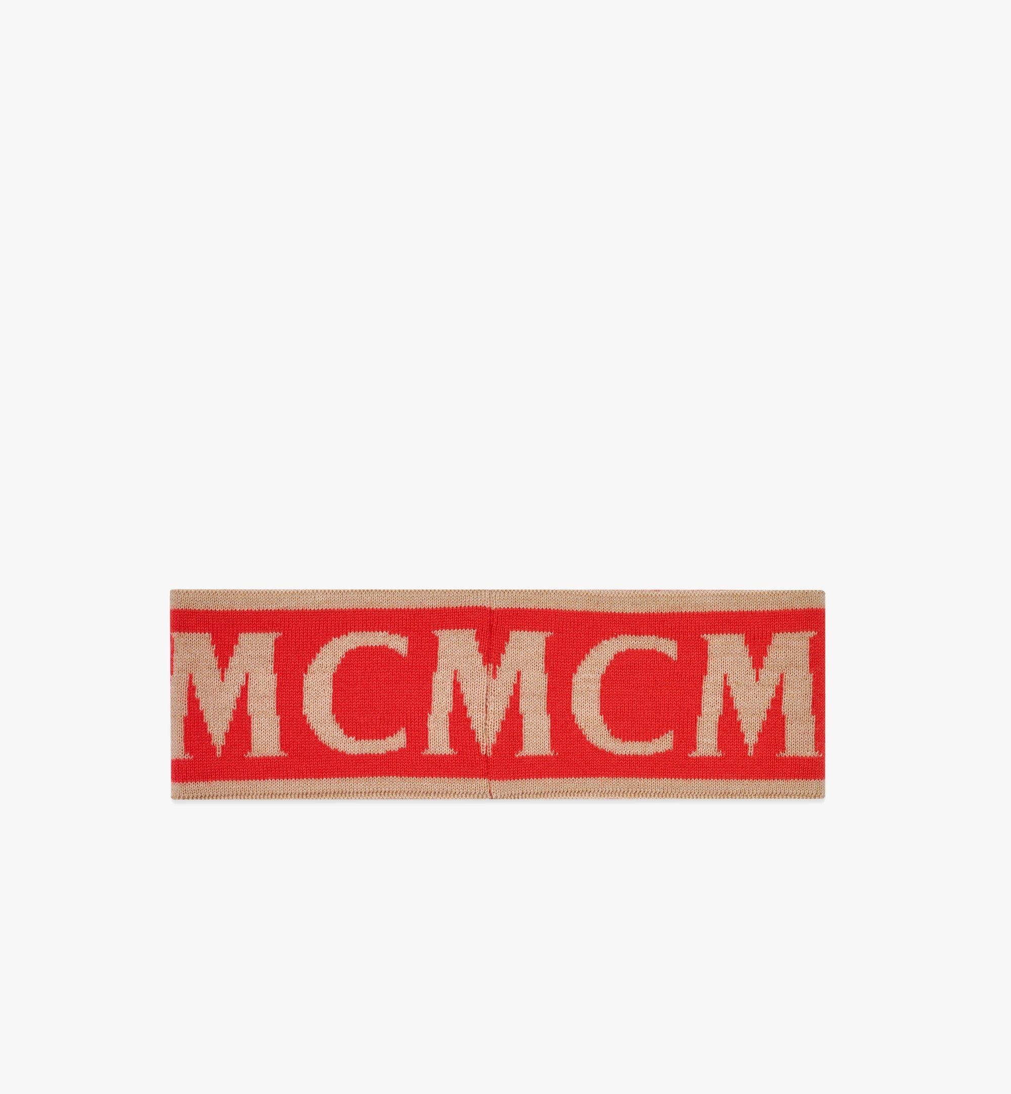 MCM Monogram Jacquard Wool Headband - 3