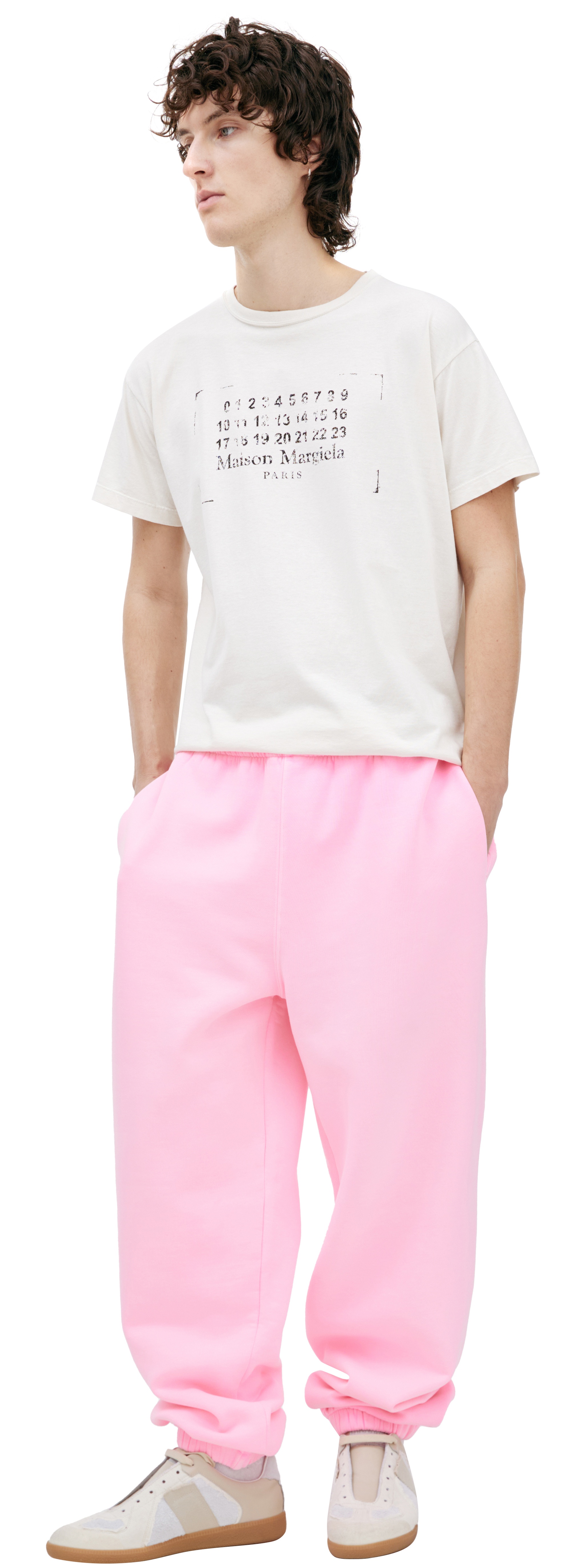 PINK COTTON TROUSERS - 1