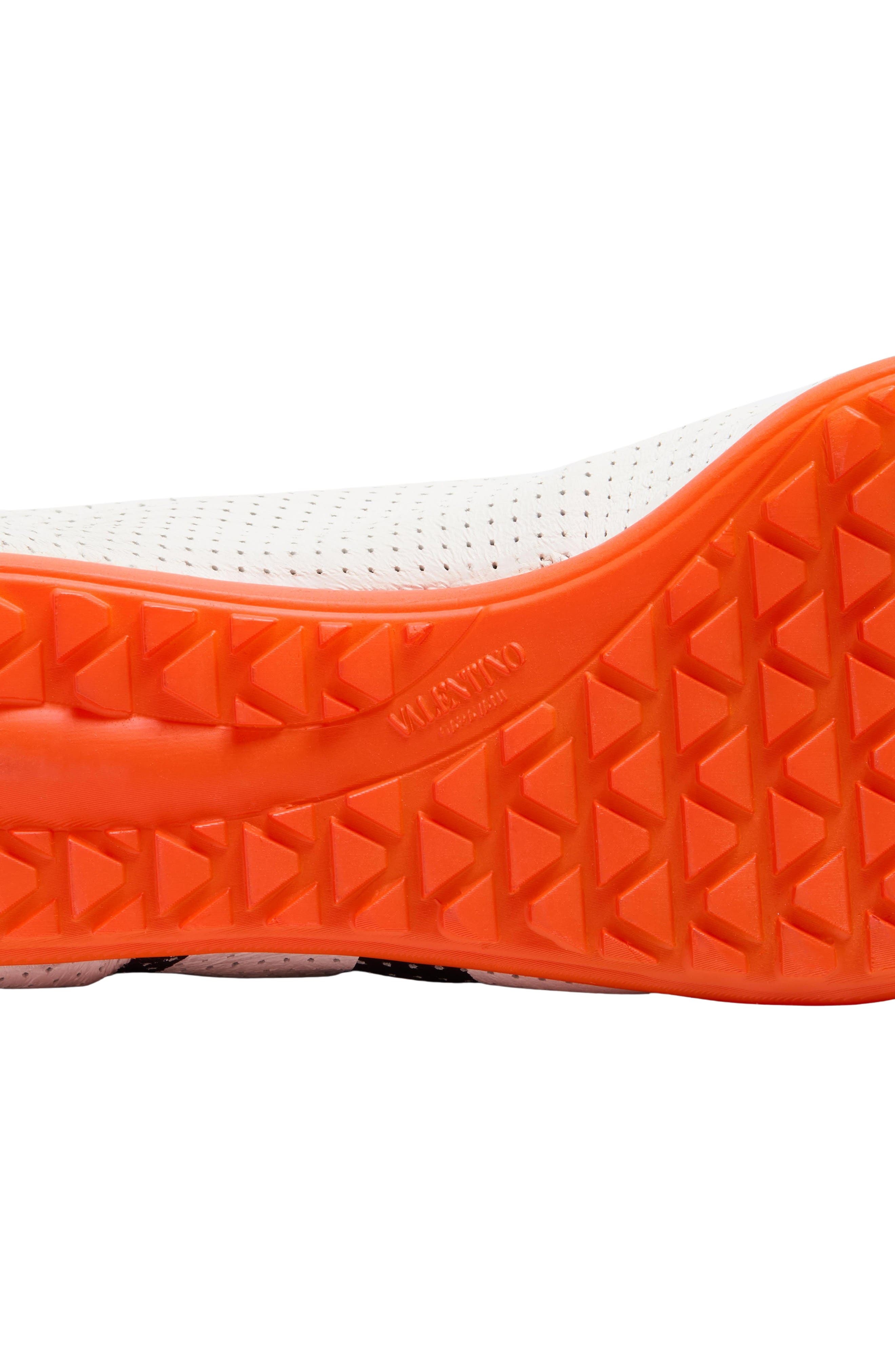 Valentino Garavani Chromation Perforated Sneaker in Bianco/Grigio at Nordstrom - 5
