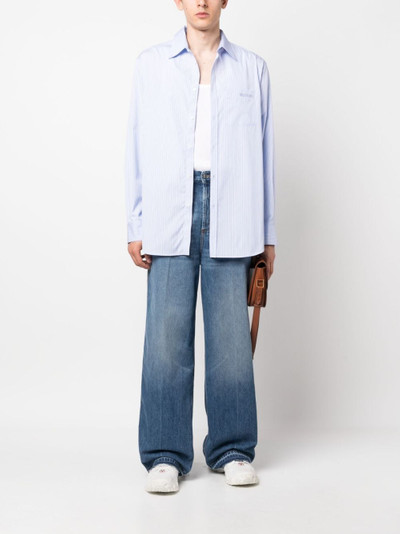 Valentino wide-leg cotton jeans outlook