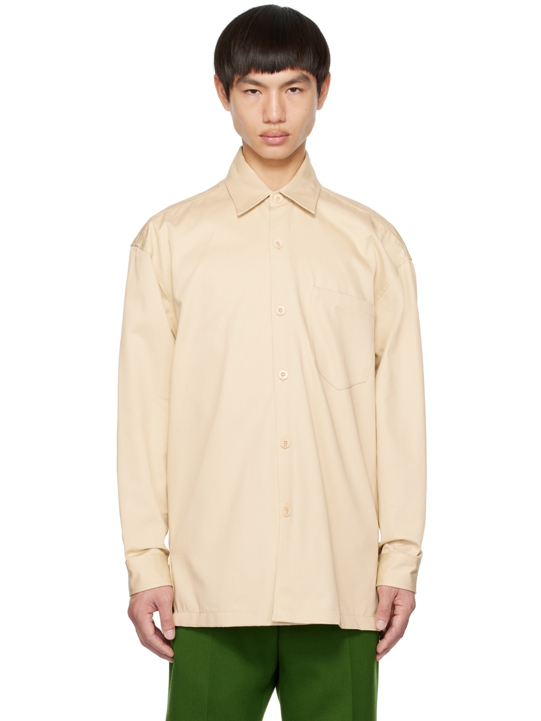 Beige 'Ami Paris France' Shirt - 1