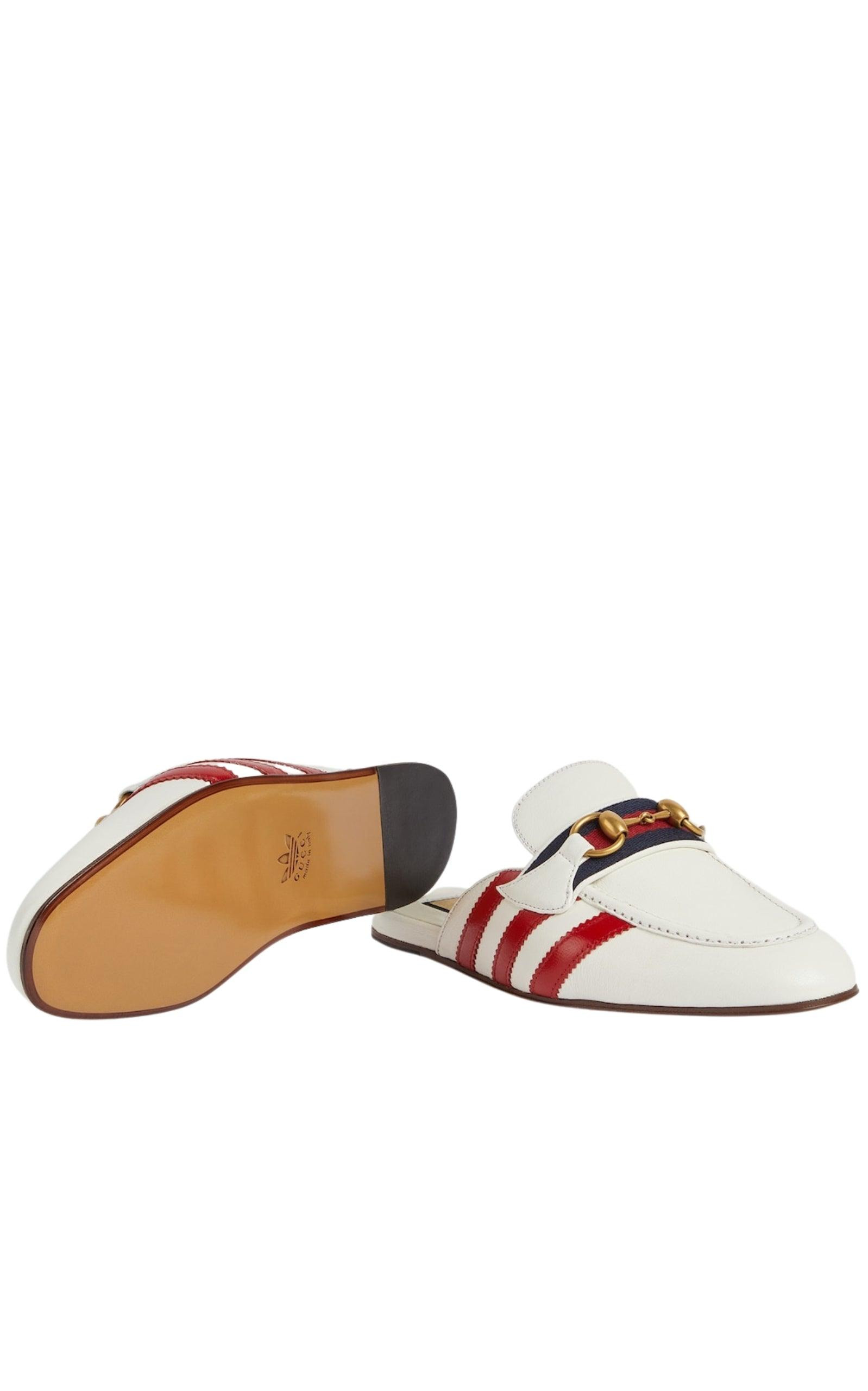 Horsebit x Adidas Leather Slipper - 5