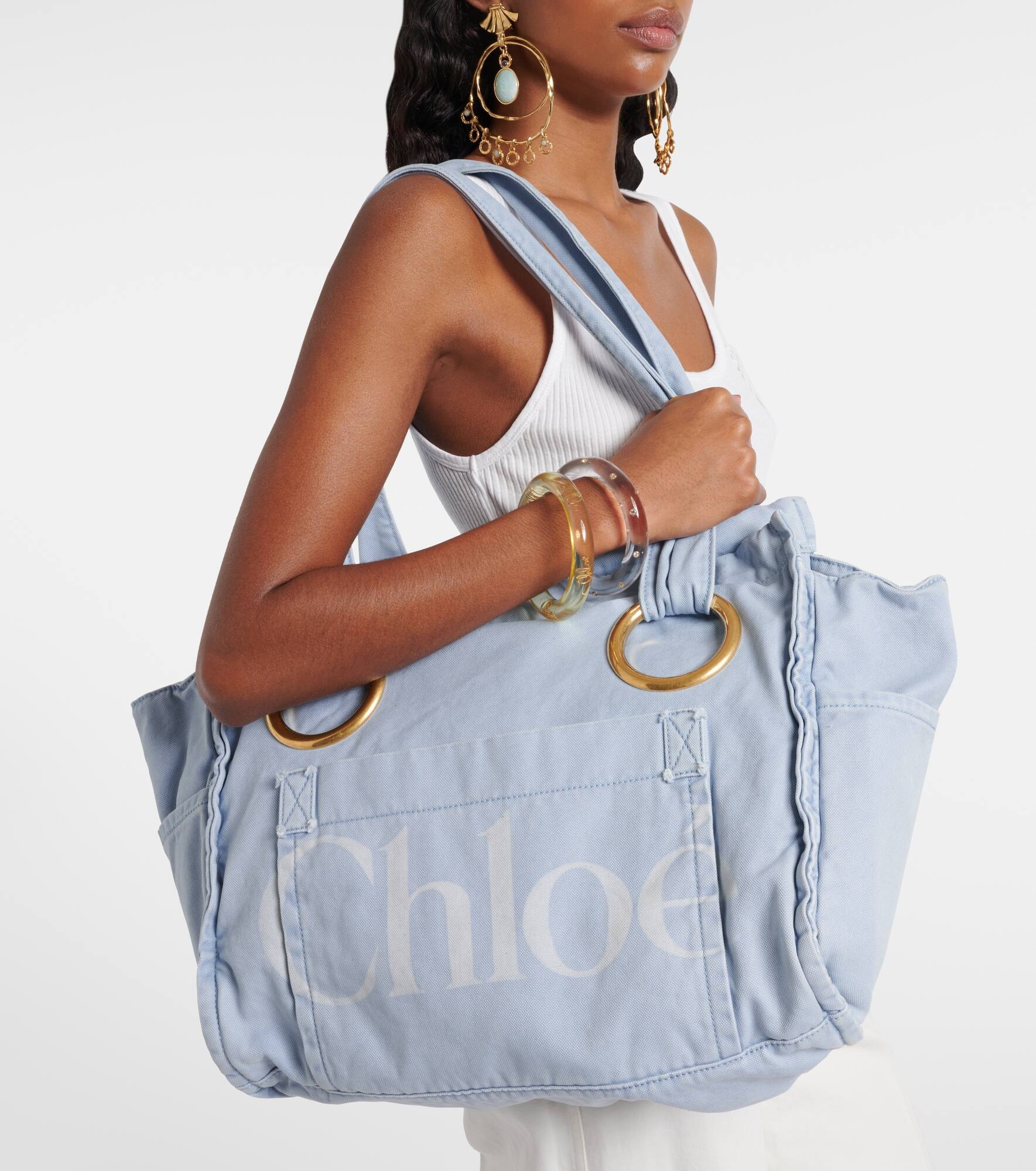 Chloé Plage logo tote bag - 2