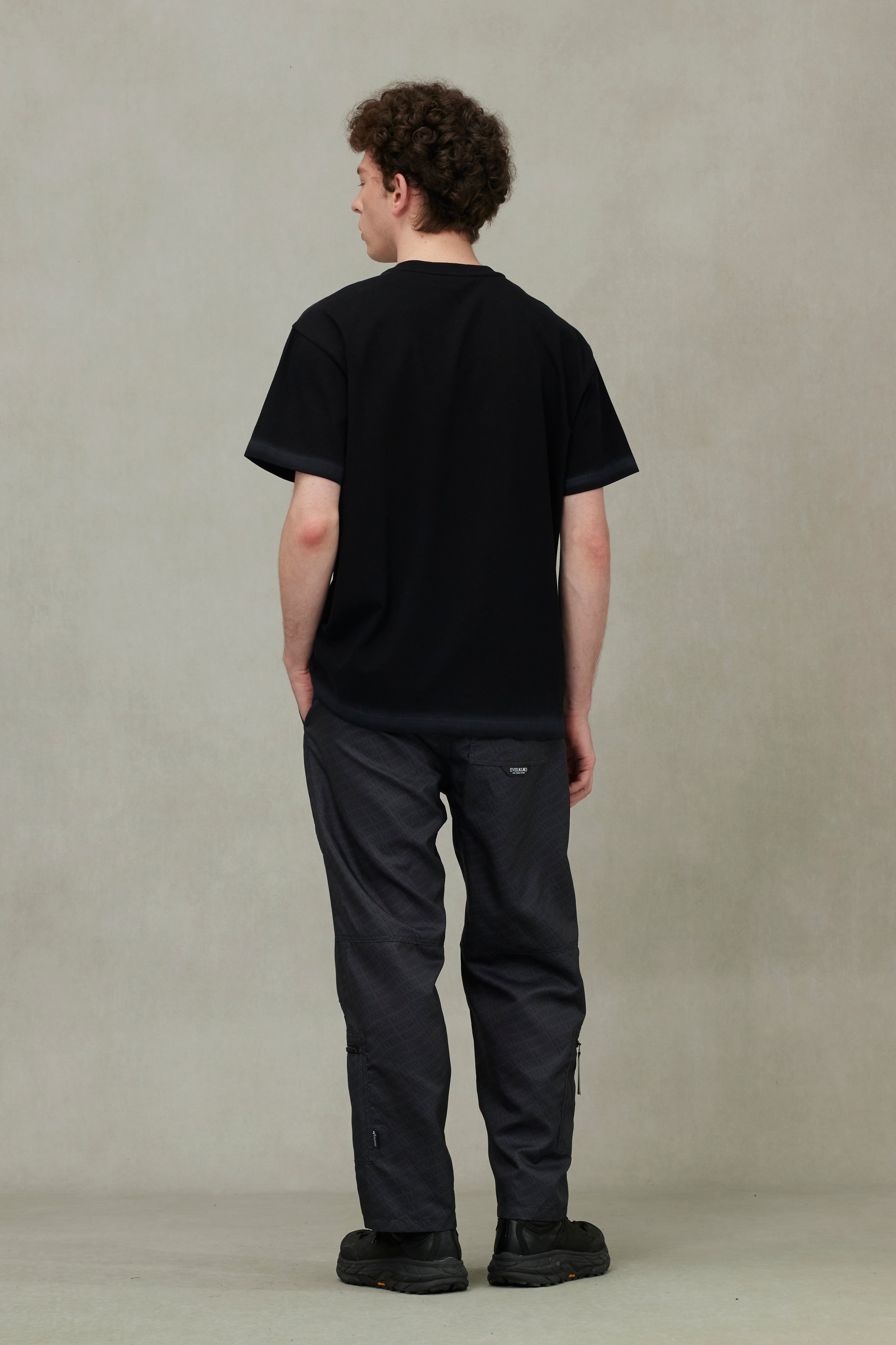 Japanese Appliqué Logo Embroidery Regular Fit T-shirt - 4