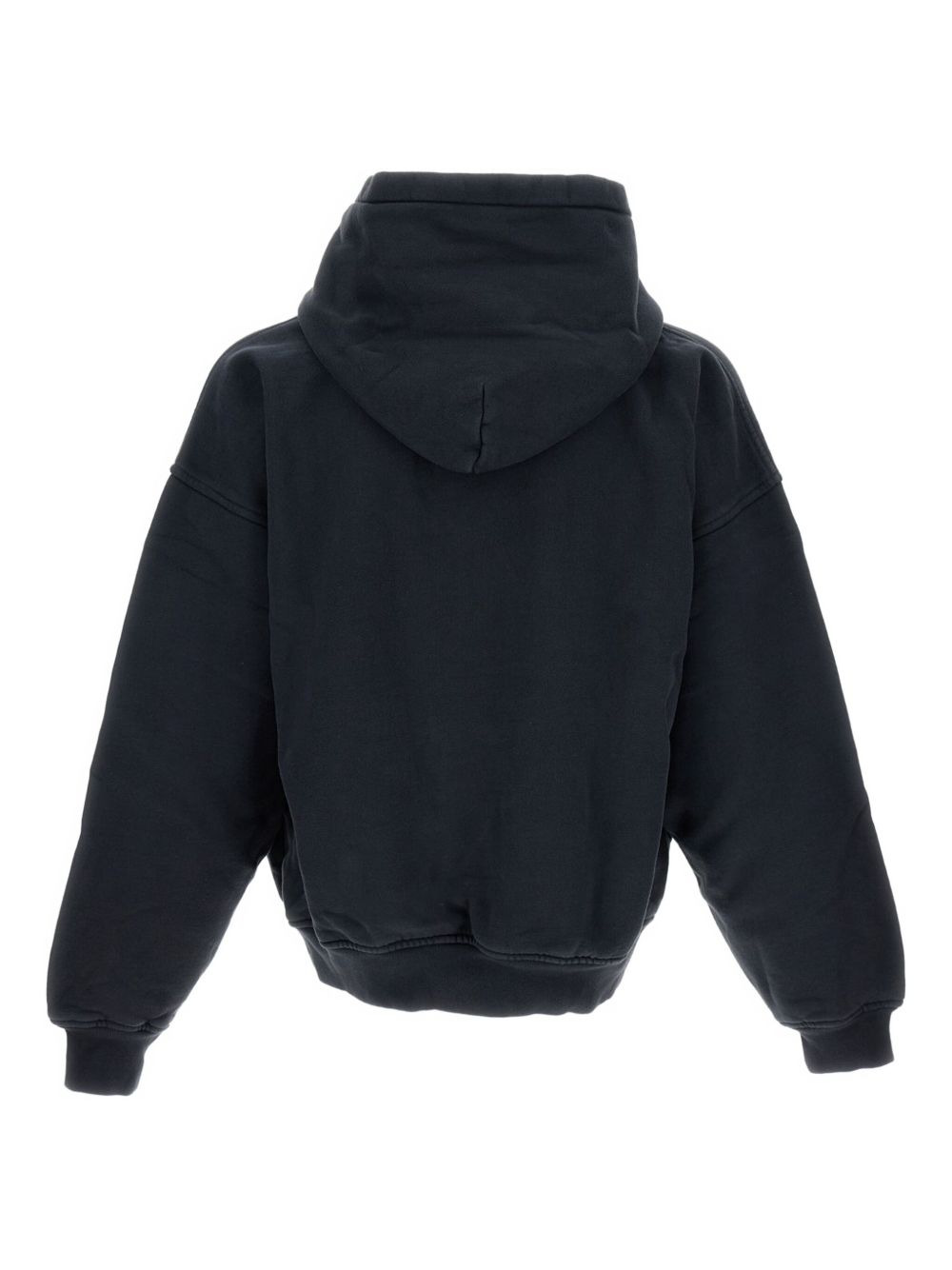 HOODED RIBBED-CUFF SWEATSHIRT - 2
