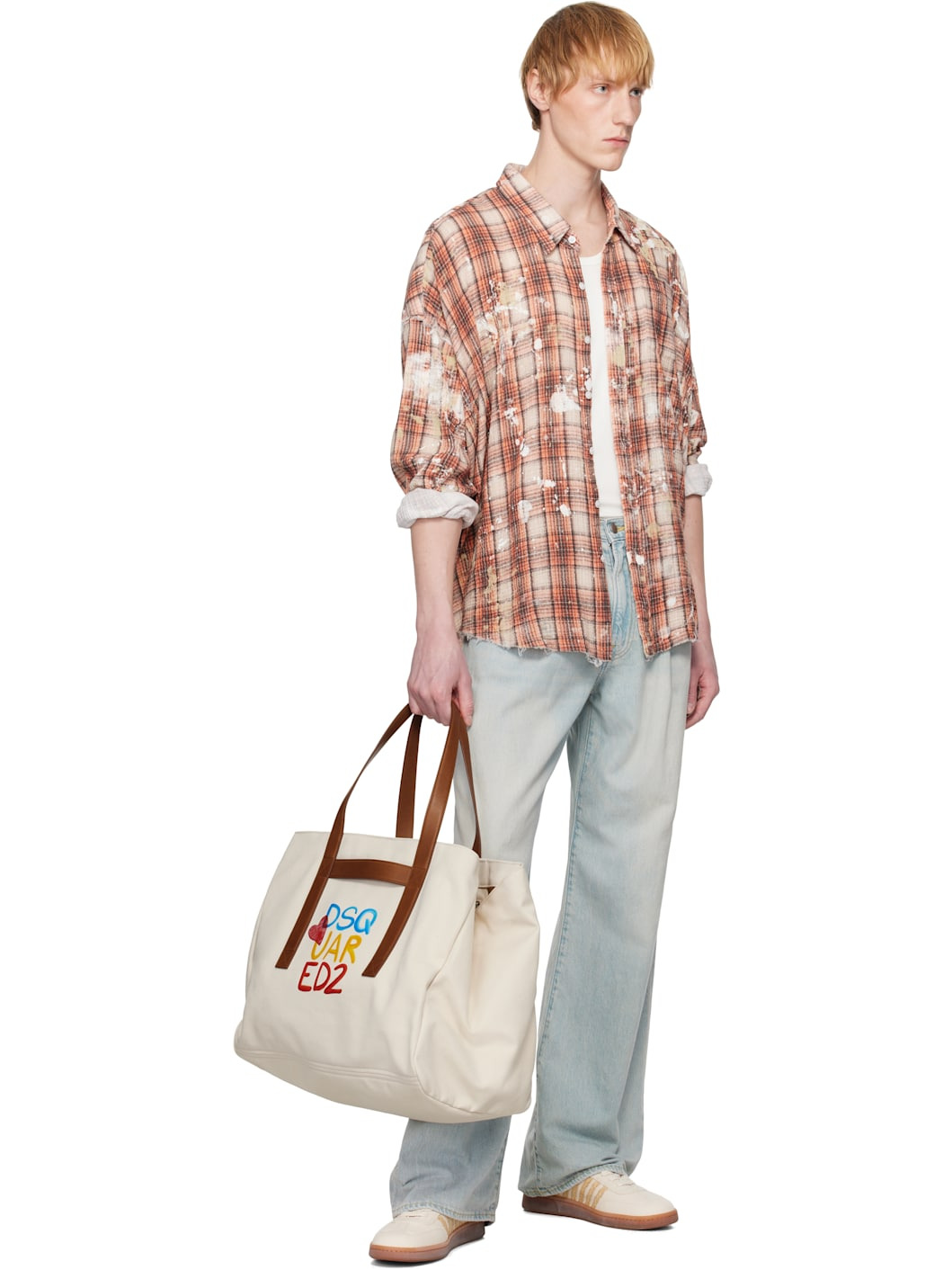 Beige Summer Lovers Raffia Boxer Sneakers - 5