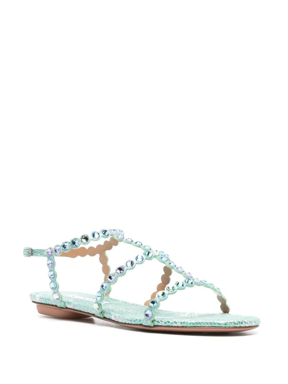 Tequila flat leather sandals - 2