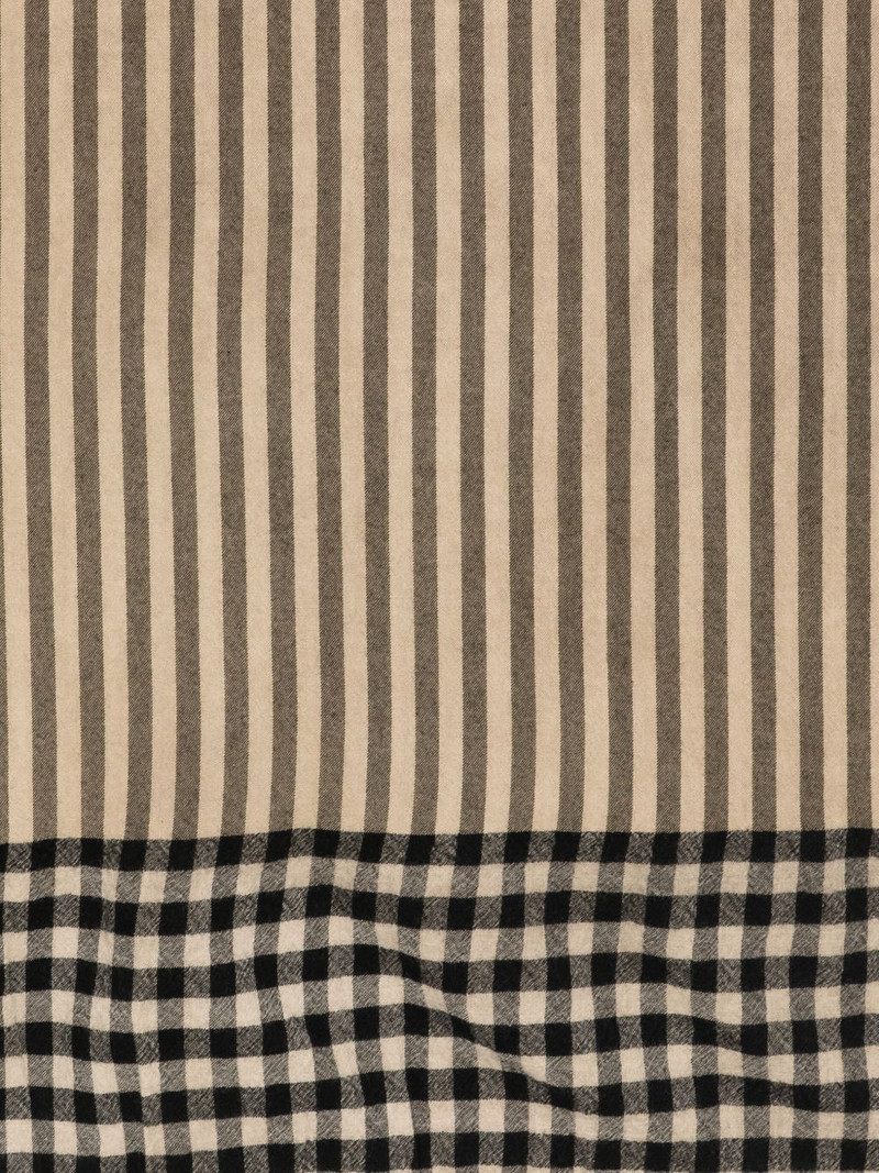 UMA WANG striped scarf outlook