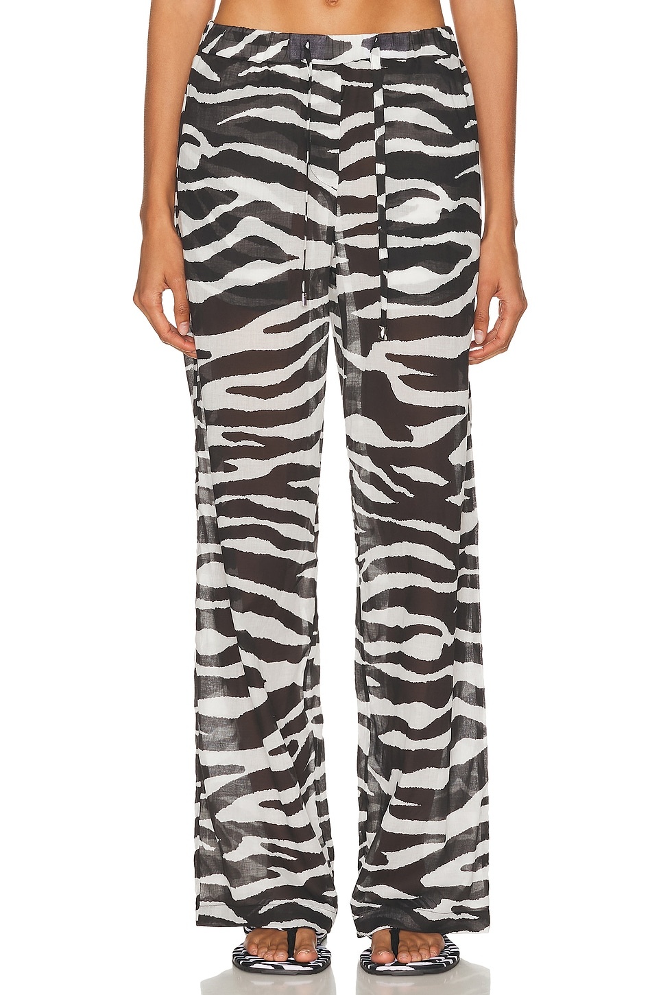 Zebra Printed Long Pant - 1