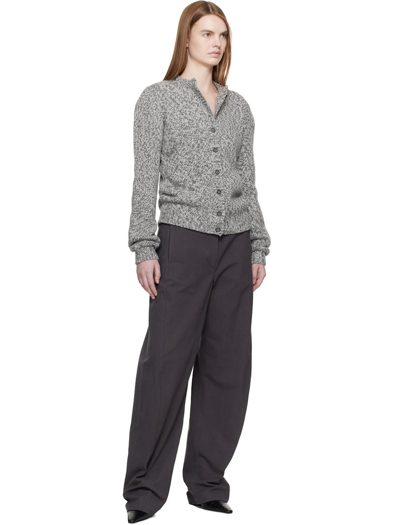 MAGDA BUTRYM Gray Wide-Leg Cotton Trousers outlook