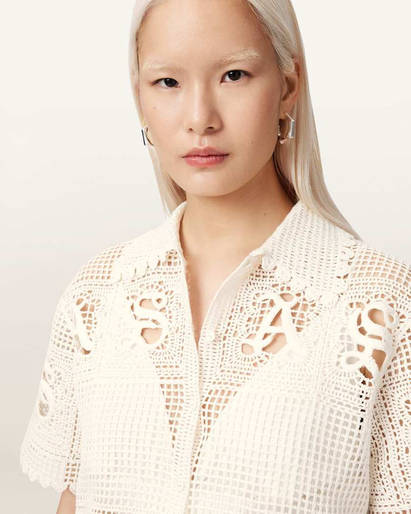 KYRA CROCHET CROPPED POLO 3