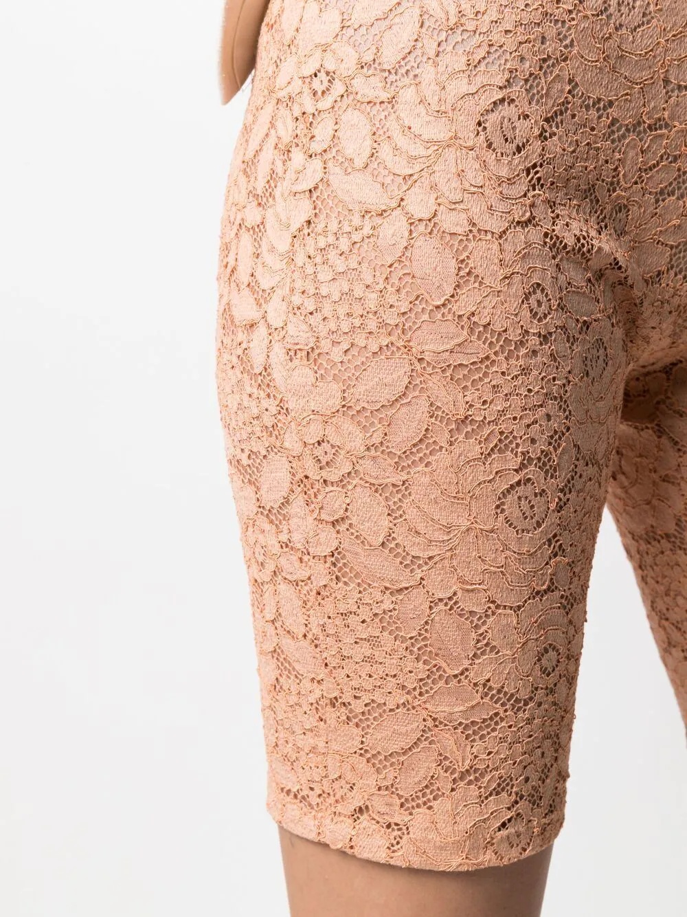 floral-lace cycling shorts - 5