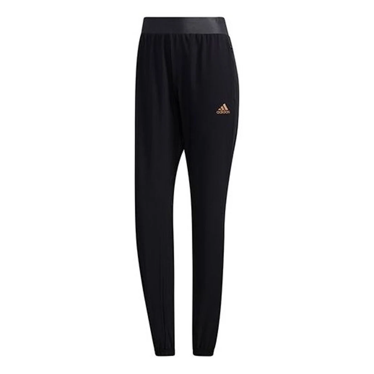 (WMNS) adidas Woven Pants 'Black' GL6311 - 1
