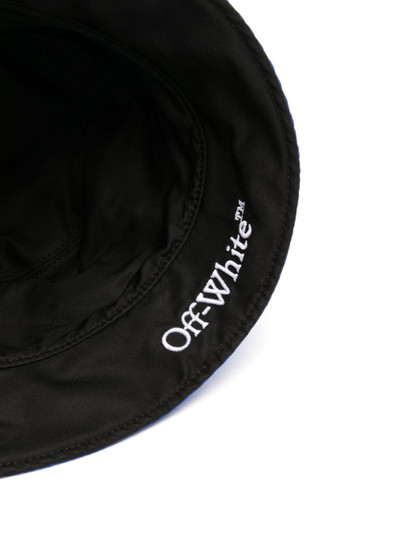 Off-White logo-print bucket hat outlook