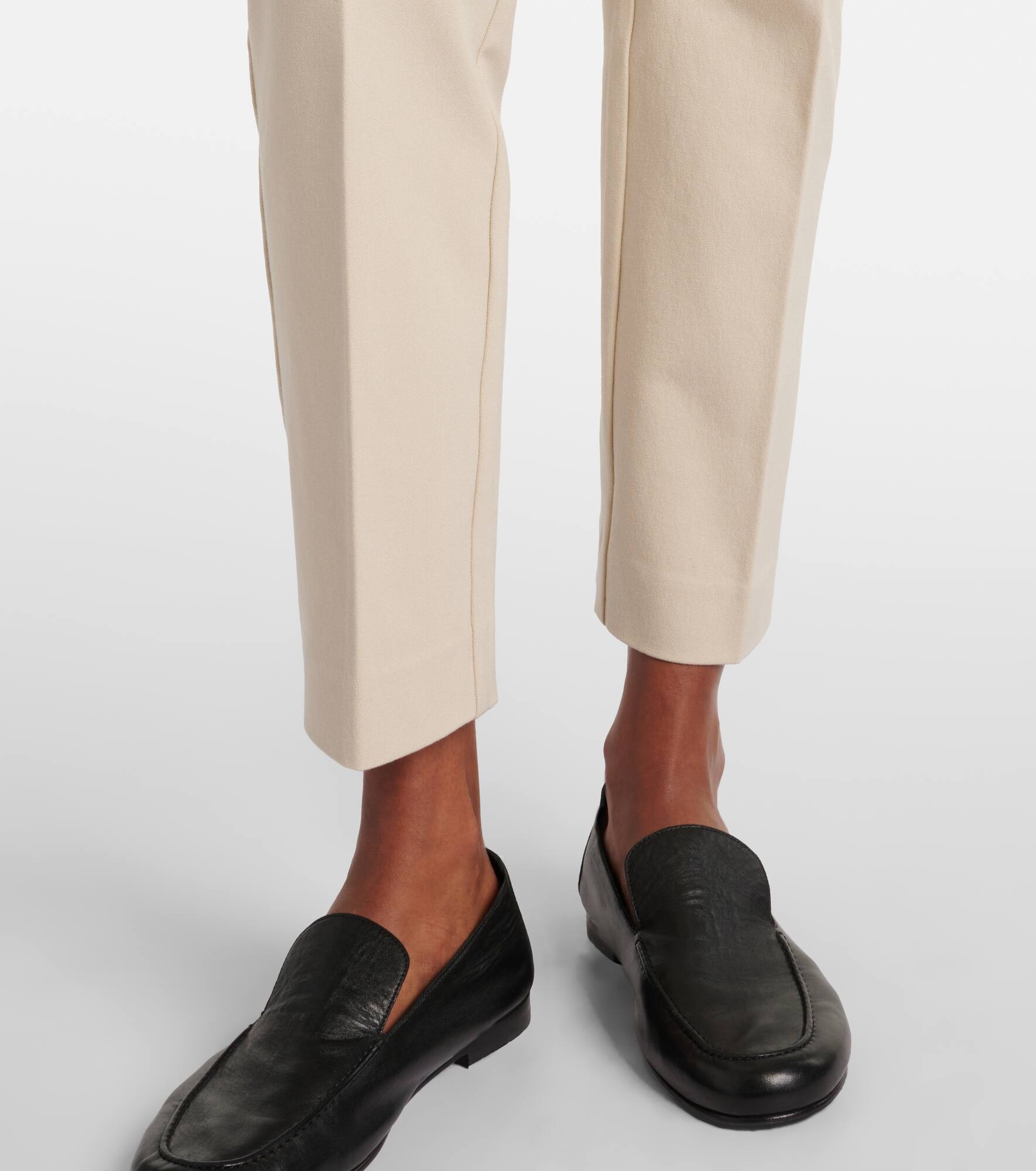 Coleman cropped gabardine slim pants - 5