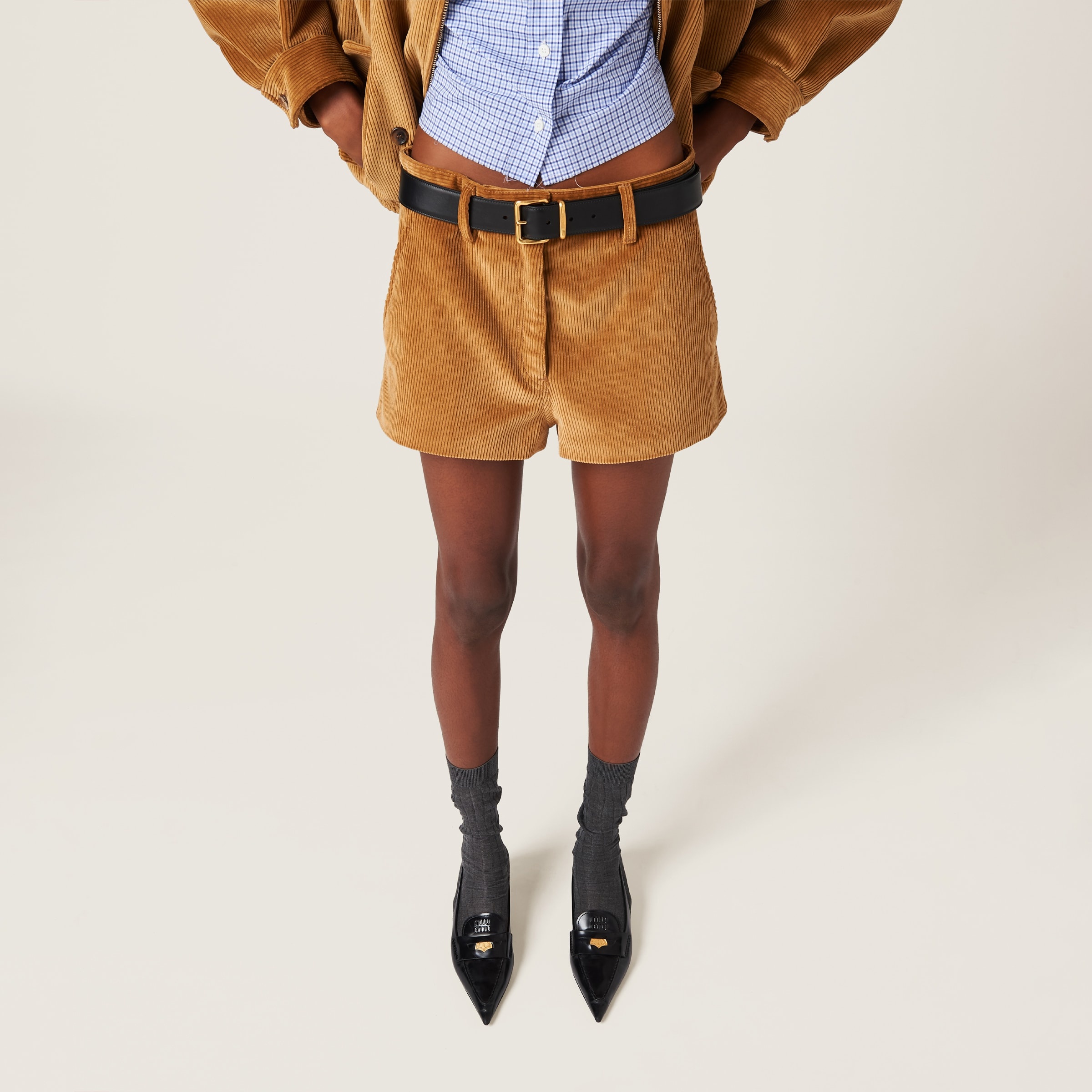 Corduroy shorts - 5