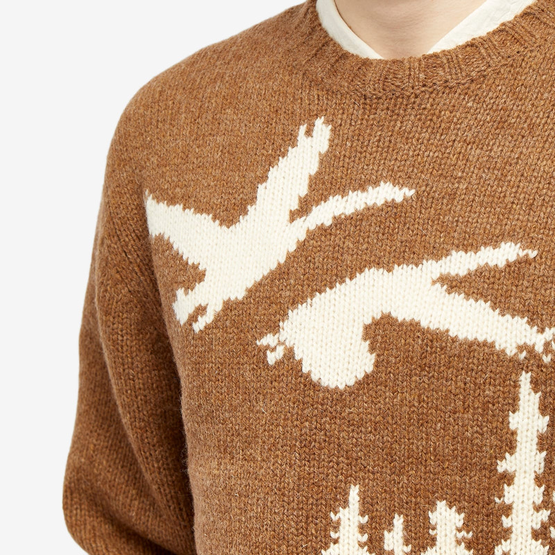 Beams Plus Intarsia Crew Knit 5