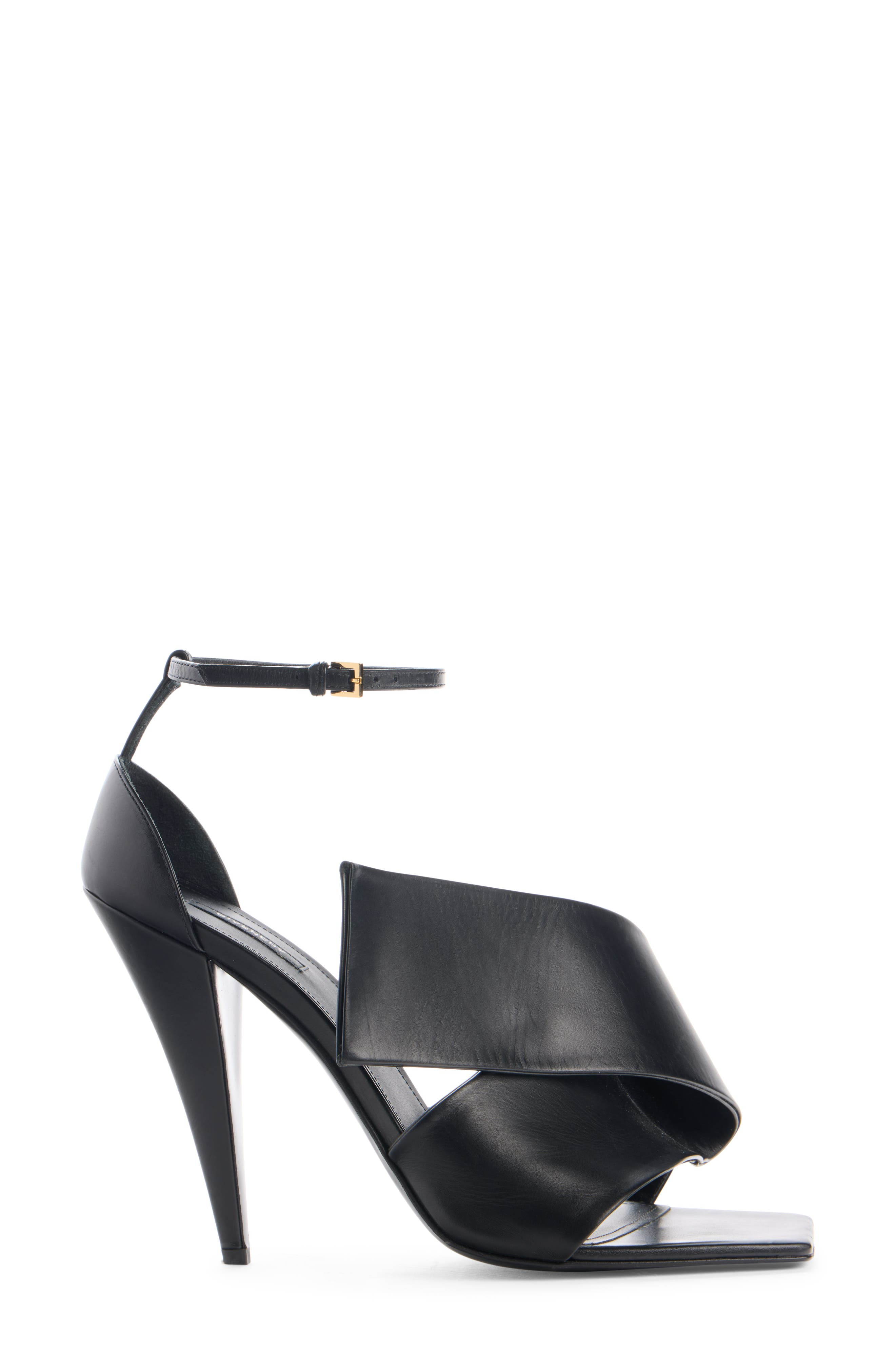 Givenchy Twisted Ribbon Ankle Strap Sandal in Black at Nordstrom - 4