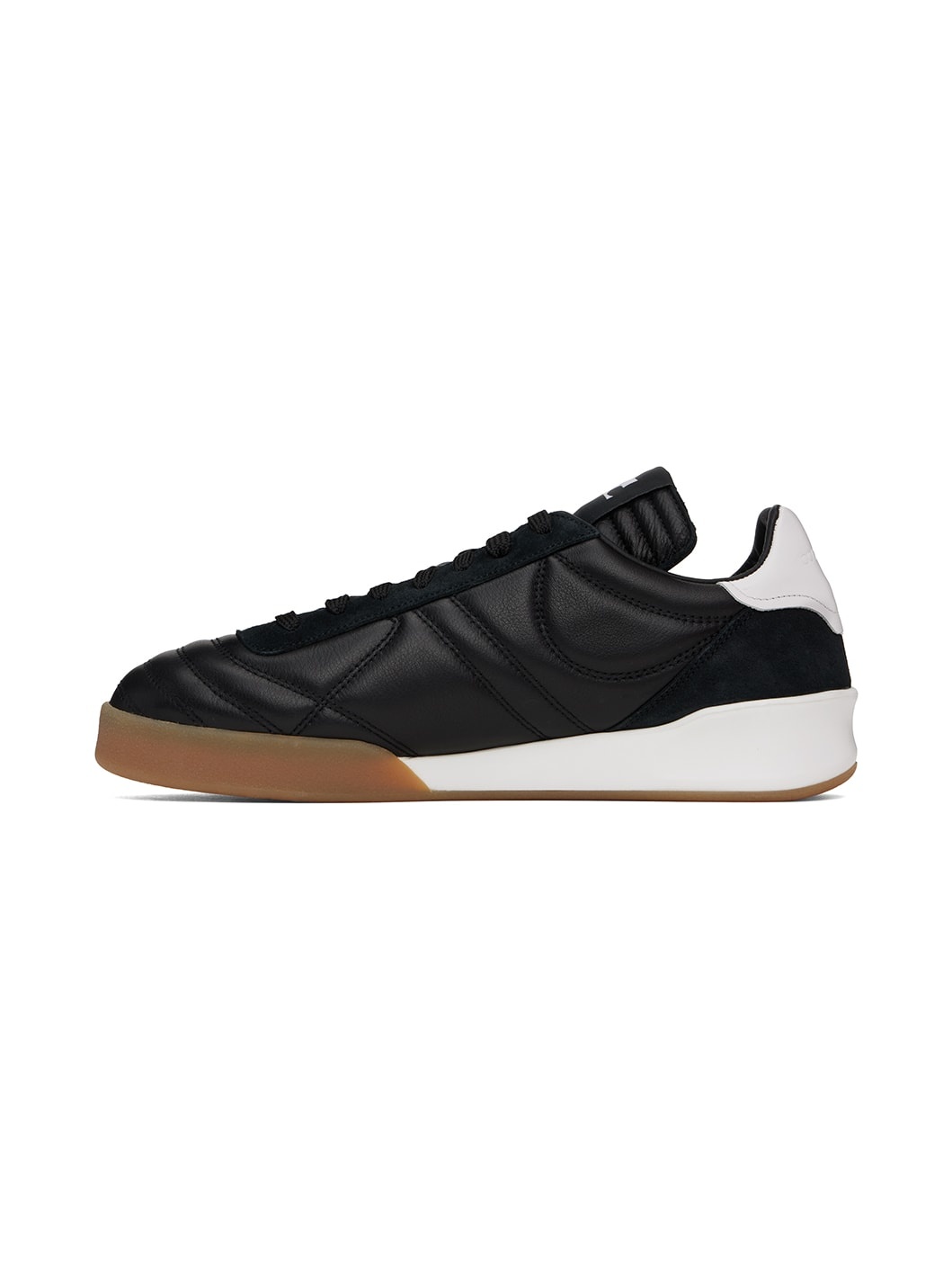 Black Club02 Leather Sneakers - 3