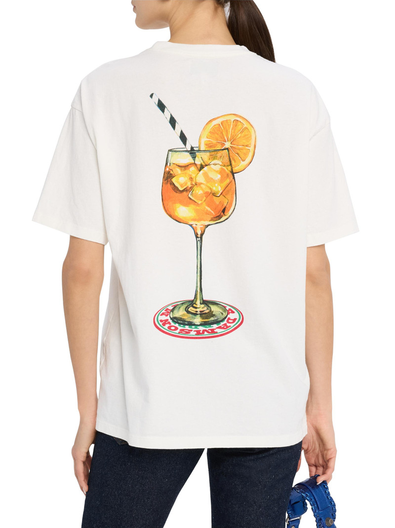 Women's Spritz Crewneck Boyfriend T-Shirt - White 4