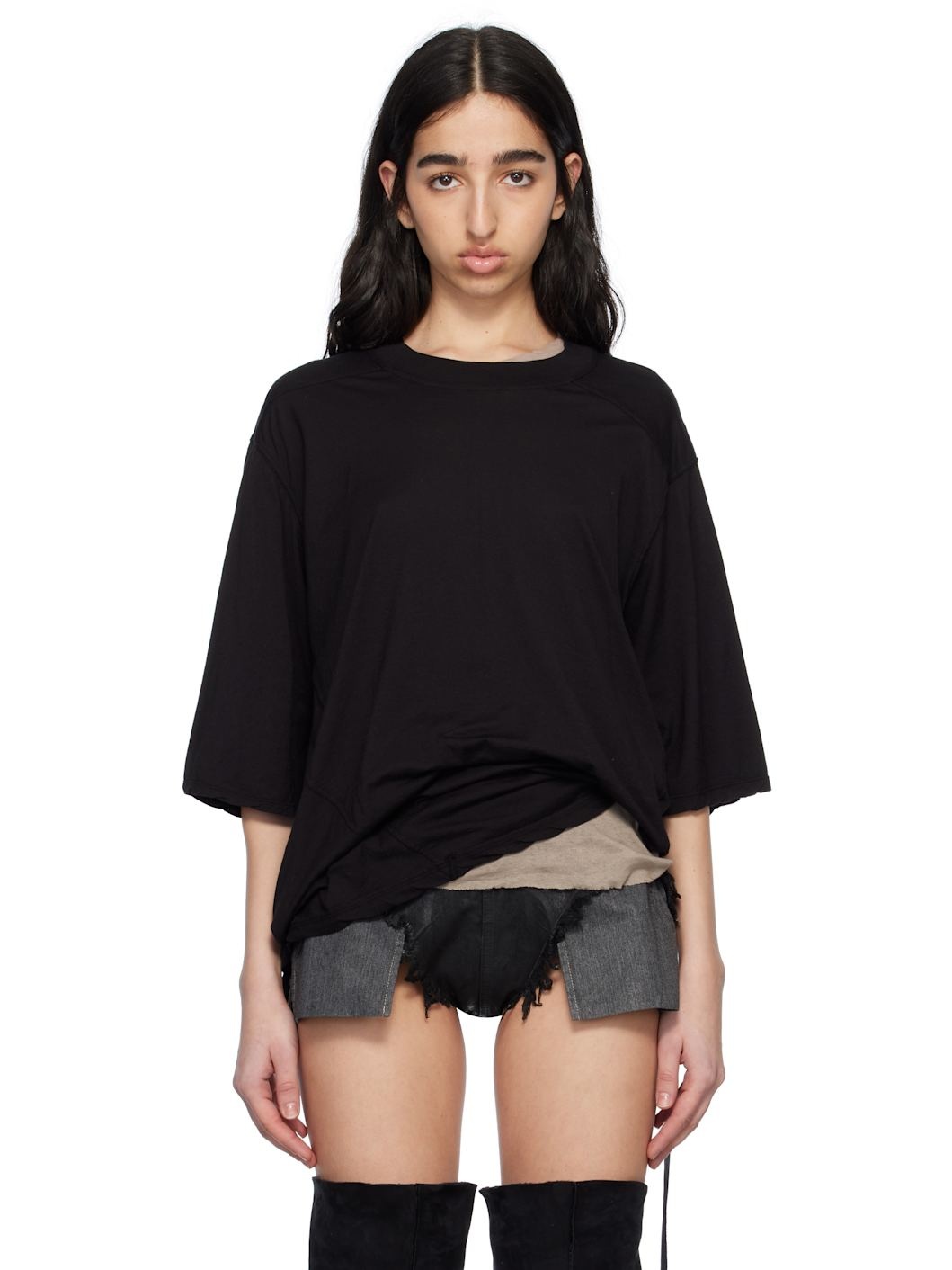 Black Hollywood Walrus T-shirt - 1