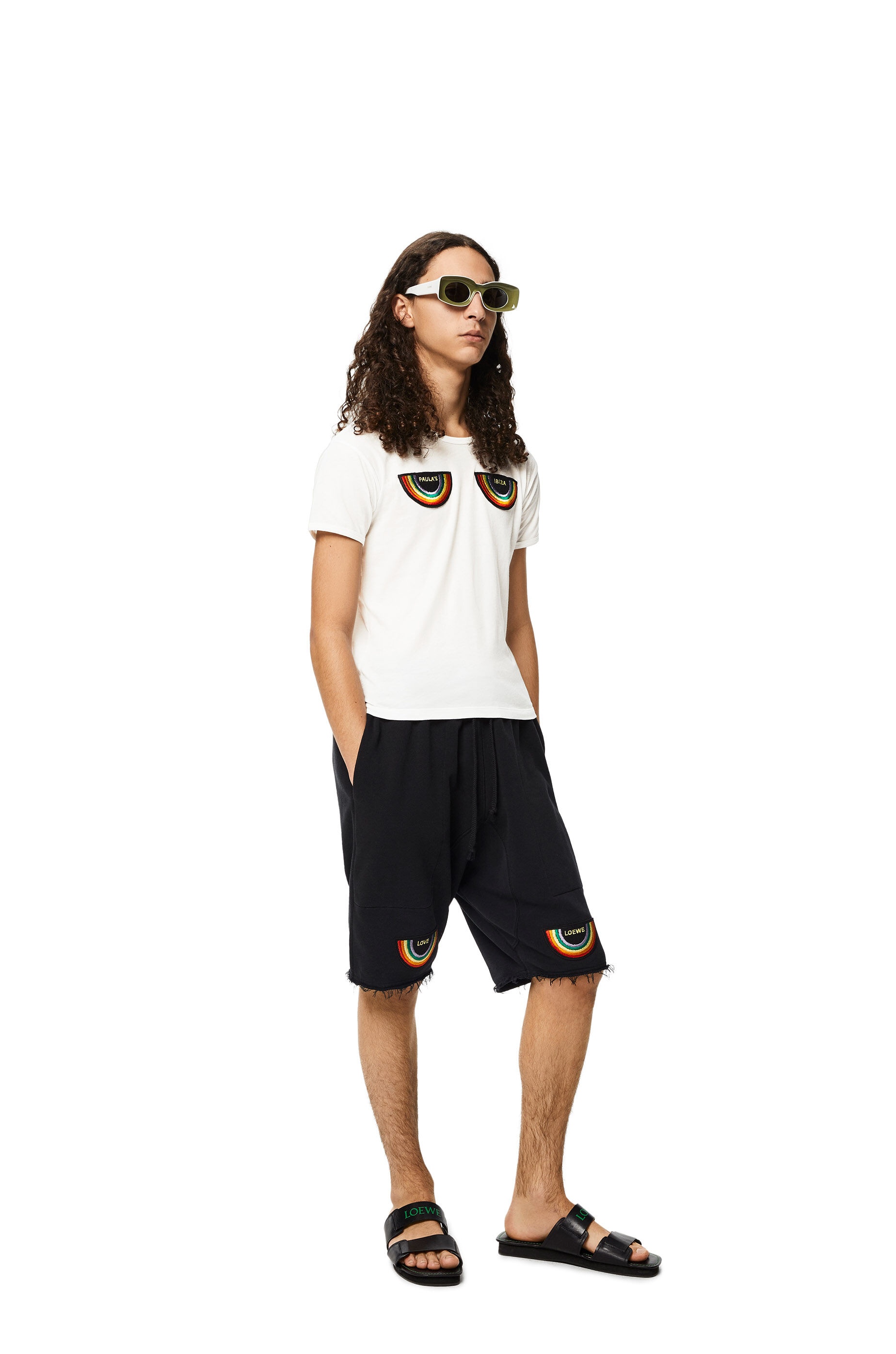 Rainbow patch T-shirt in cotton - 2