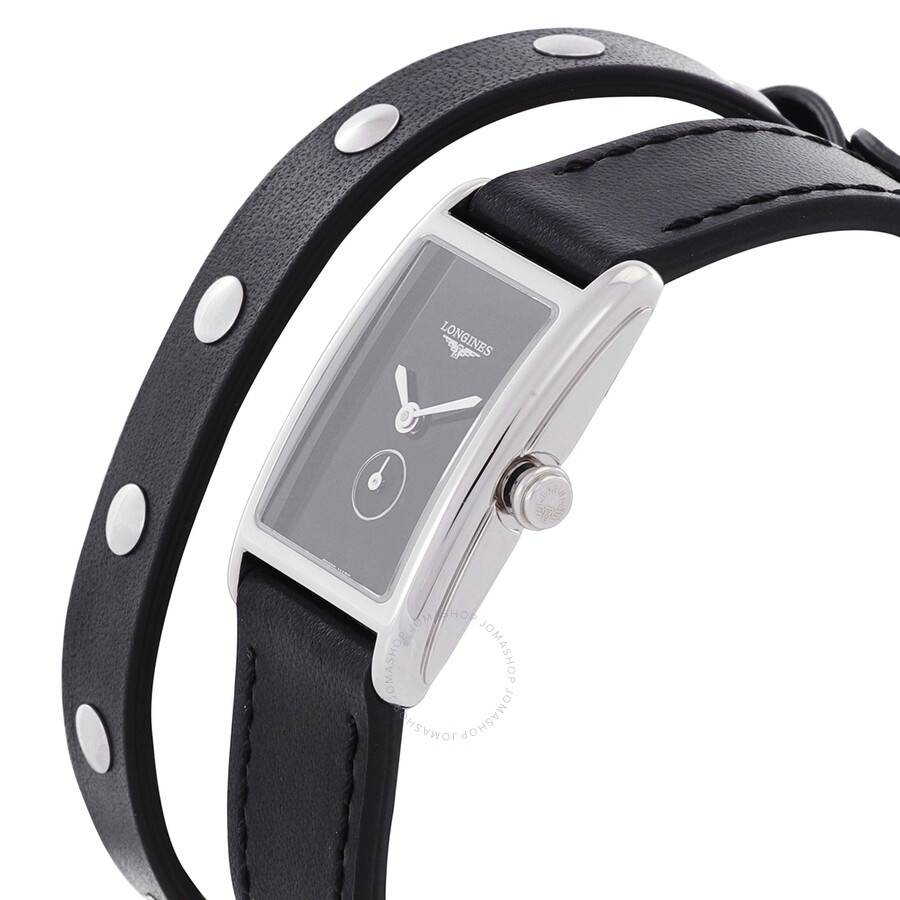 Longines Dolcevita X YVY Quartz Black Dial Ladies Watch L5.255.4.59.2 - 2