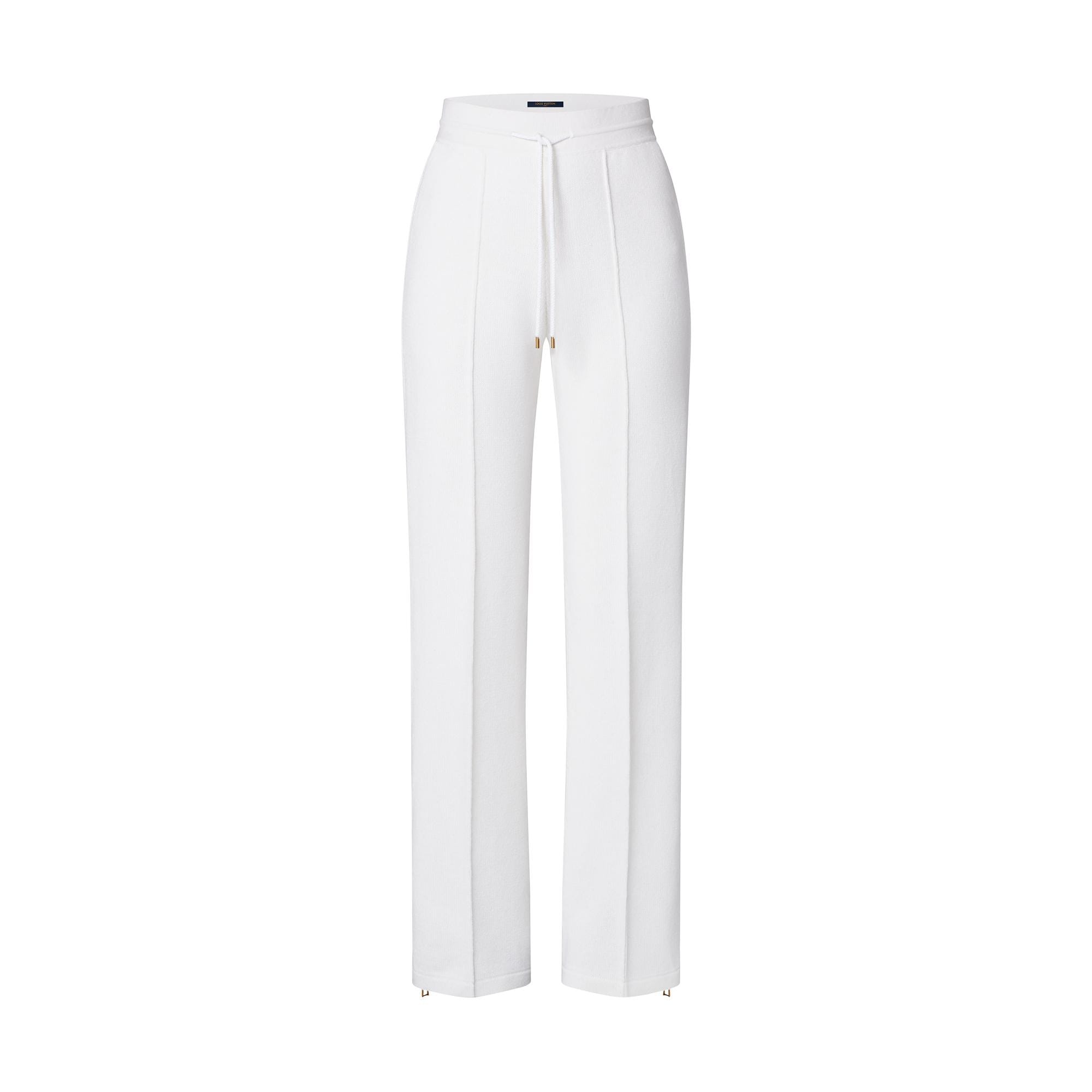 Open Ankle Cashmere Loungewear Pants - 1